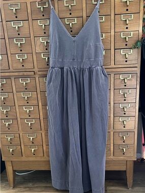 Free People Beach Jumper Size Small in Dusty Slate